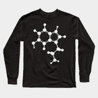 Serotonin Molecule Long Sleeve T-Shirt